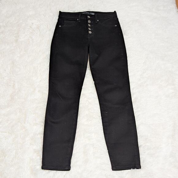 Veronica Beard Debbie Skinny High Rise Jeans Onyx Black Size 26/2 - Picture 11 of 11